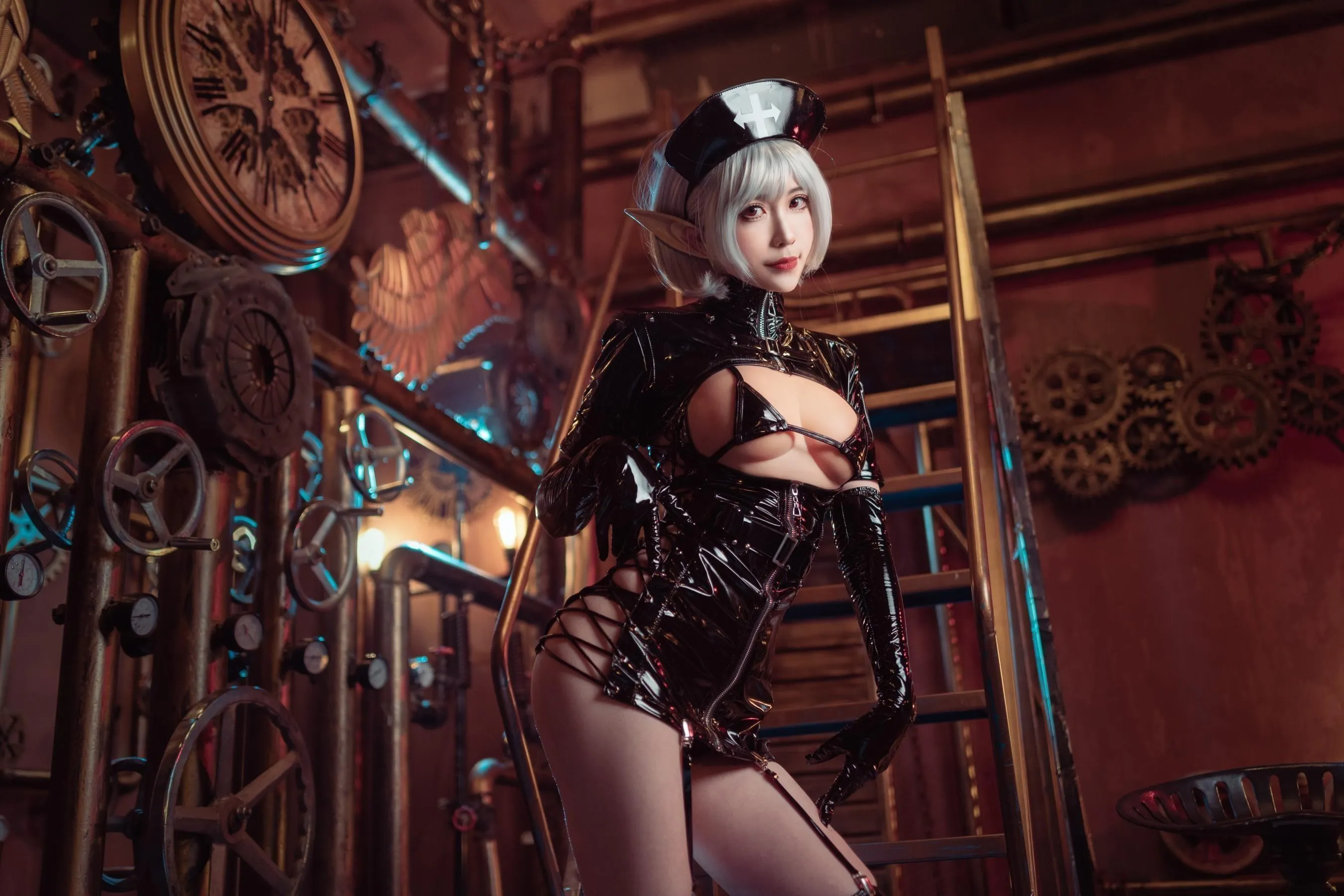 Sakiiii翎柒 – NO.06 暗黑护士 [23P]插图